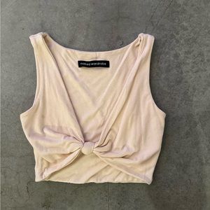 Naked wardrobe crop top